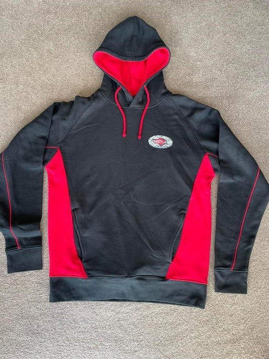 StreetCred Red and Black Hoodie ADULTS